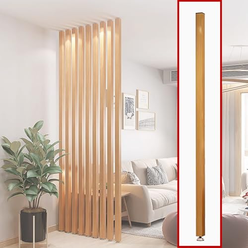Diviseur d'intimité moderne en aluminium – Design du sol au plafond, idéal pour studio, couloir, entrée, système à lattes métalliques, cloison de chambre.