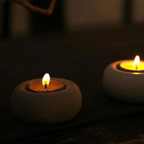 Miniatura 4 de Moldes de vela, Molde de silicona de cemento de hormigón molde de vela de bricolaje maceta de flores titular del molde de plantas suculentas de