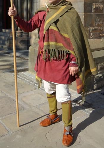 PROCOS Cinta-liga medieval de couro PU cinto ajustável para pernas para meias de joelho, Cor D, One