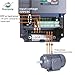 5HP 4KW VFD, Single-Phase to 3-Phase Converter, Used on ≤4.8HP(3.5kW) 16Amps 200-230V 3-Phase Motor, Input/Output 200V-230V,Variable Frequency Drive