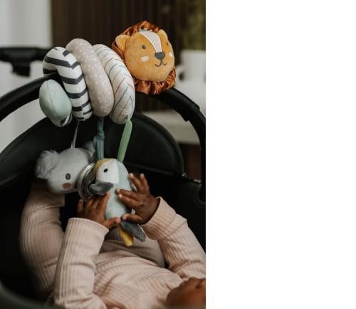 Miniatura 9 de Nuby Espiral Para Carrito, Juguete Sensorial De Peluche Animales, 0 Meses