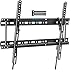PERLESMITH PSLTK2 Tilting TV Wall Mount Bracket Fits for 16",18",24" Studs, Low Profile Tilt TV Mount for Most 37-70 Inch LED, LCD, OLED, Plasma Flat Screen TVs with VESA up to 600x400mm 132lbs