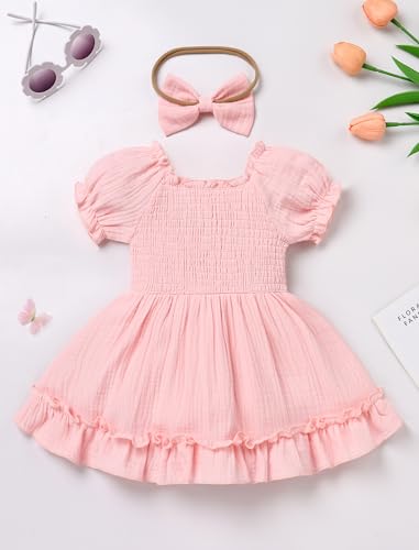 Baby Girl Strawberry Sun Romper Dress with Headband One Half Year Cake Smash Outfits Princess 1st Birthday Clothes2