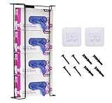Alpine Glove Holder for Wall Mount Latex Gloves - Wire Box Dispenser for Disposable Gloves, Tissues, Masks, Wipes & More - Fits 4 Boxes (Black)