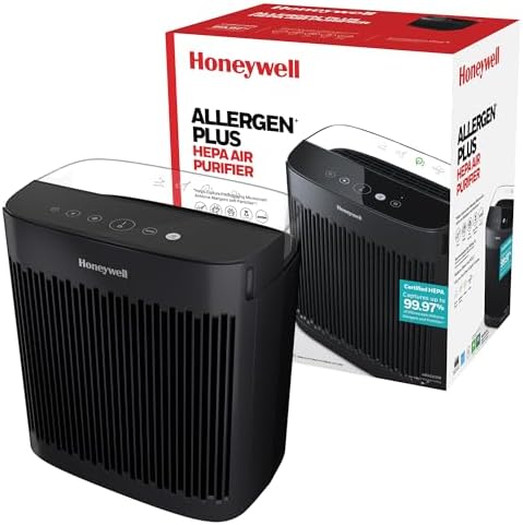 Honeywell HEPA Air Purifier for Home, 938 Ft² Rooms in 1 Hour, Tu...
