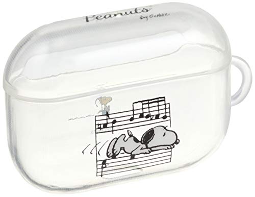 Coque AirPods Pro Peanuts SNG-472A transparente pour éviter les chocs et chutes de boîtier