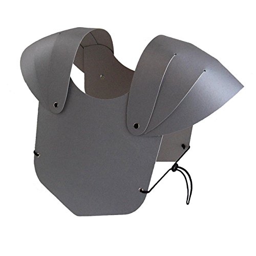 BestSaller Kinder Brustpanzer, aus stabilen Karton, silber (1 Stück) - 2