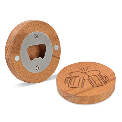 Lmuar Bottle opener Brown Magnetic Design Wine Foil Cutter Tool Wine Bottle Opener Accessory…