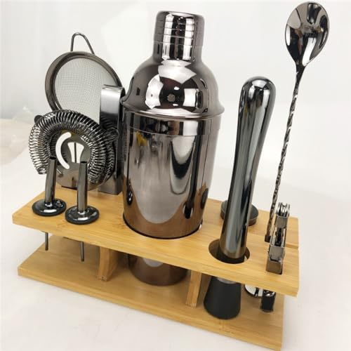 Set de herramientas para cócteles de acero inoxidable 11 piezas miniatura 4