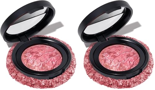 Image of LAURA GELLER NEW YORK Baked Blush-n-Brighten Marbleized Blush for Cheeks - Tropic Hues - Satin Finish - Buildable Color (Pack of 2)