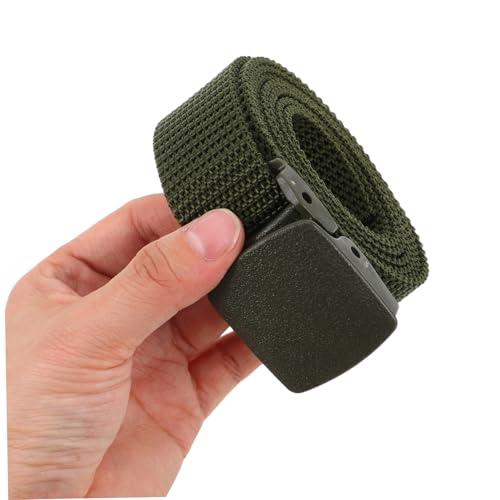 Beaupretty 4pcs Men Belt Heavy Duty Buckle Adjustable Nylon Outdoor Waist Belt for Work Rigging Adventure4
