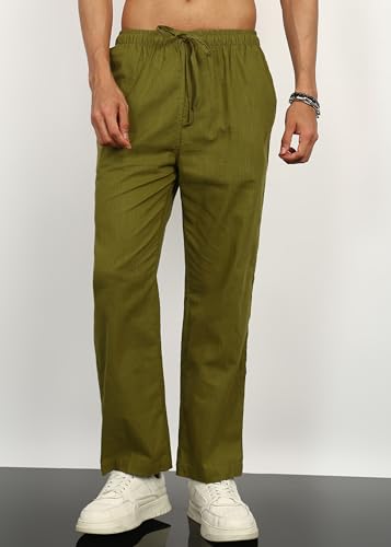Image of Men's Cotton Linen Pajama