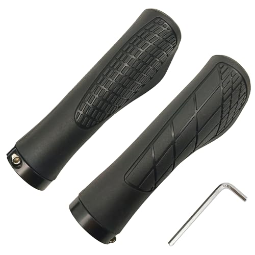 Bicycle Handlebar Grips Bike Grips with Soft Rubber, Anti-Slip Single Lock - Imagen 4 de 13