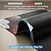 MROCO Mouse Pad [30% Larger] with Anti-fray Stitching, Premium-Textured & Waterproof Computer Mousepad with Non-Slip Rubber Base, Gaming Mouse Mat for Laptop, Office & Home, Black Flower