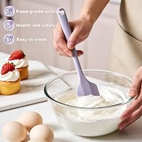Silicone Spatula Set of 5, Food Grade Rubber Spatulas for Baking, Scraping, High Temperature Resistant, Safe BPA-Free, Nonstick Kitchen Tools for Cooking and Mixing — image 5