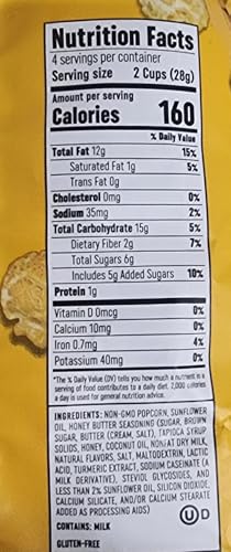 Cabot Creamery Honey Butter Popcorn 1x4.0oz bag image 3