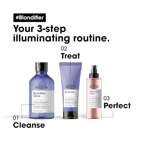 'Oréal Professionnel SERIE EXPERT Blondifier Resurfacing & Illuminating System Conditioner 200ml for Women - vue 4