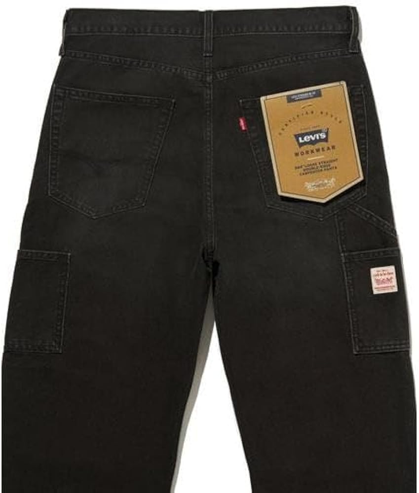 Amazon | [リーバイス] 568(TM) ルーズストレート ダブルニー ブラック