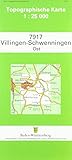 78056 villingen-schwenningen wetter  Villingen-Schwenningen Ost 1 : 25 000: Mit UTM-Koordinaten bezogen auf d. WGS84/ETRS89