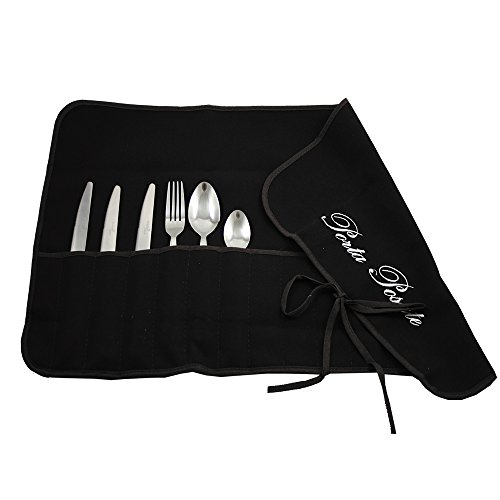 MAGIE DI CASA Magic of Home Cutlery Holder in Cloth One Size Black