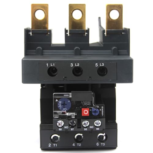 Relais surcharge thermique 95-120A anti coupure phase moteur LRD4367