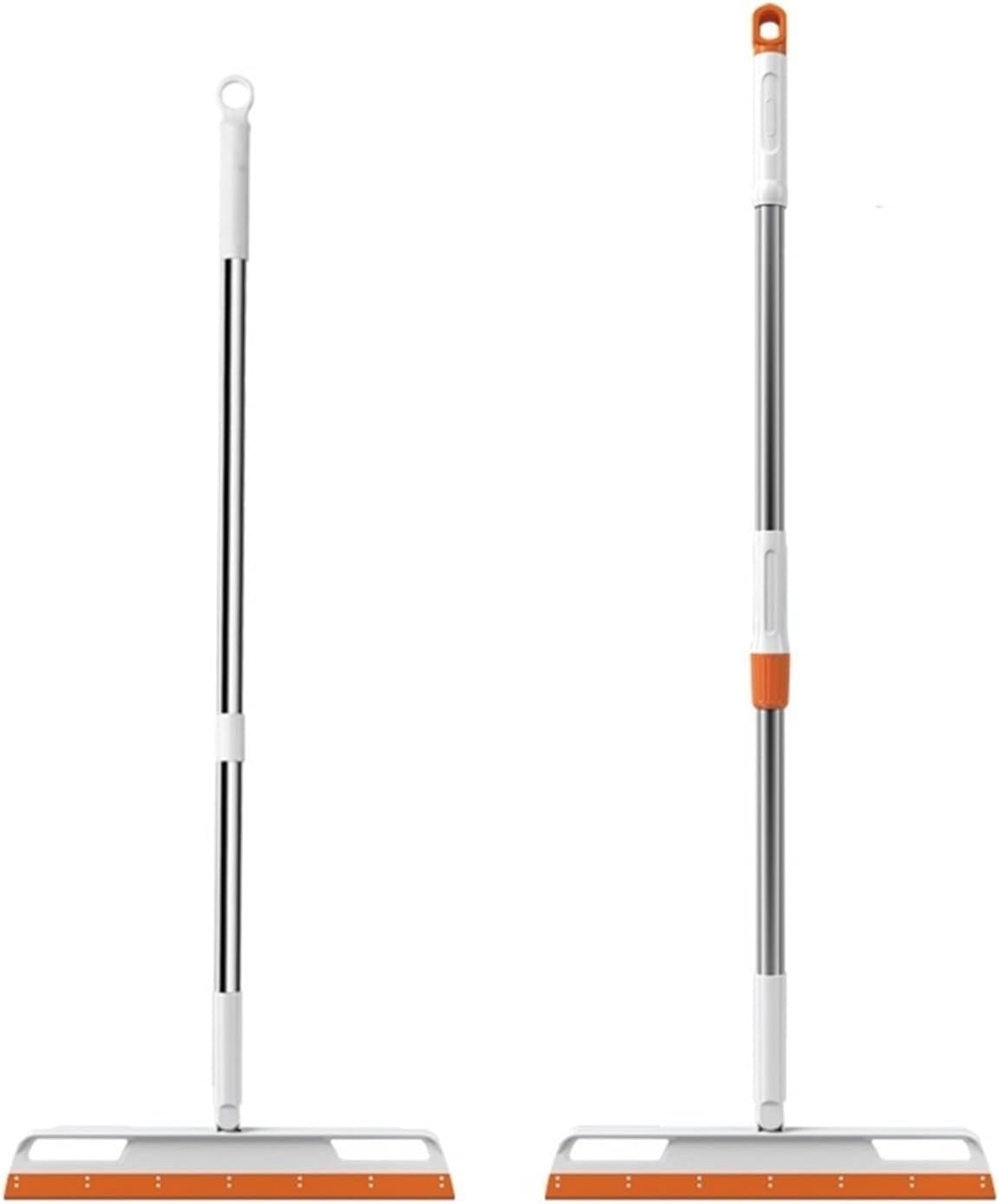 Shower Squeegees Magic Broom Floor Cleaning Squeegee Water Silicone Window Washing Wiper Rubber Sweeper for Bathroom Kitchen Clean Tools(Black)