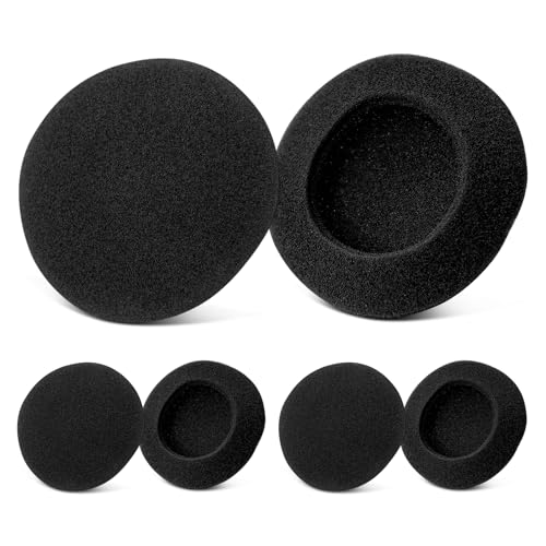 Ersatz Ohrpolster für Sennheiser Kopfhörer - Headset Schaumstoff Ersatz für Sennheiser EPOS PC 8 USB, Kopfhörer Schaumstoff für Headset mit Mikrofon, Earpads für PC 2/3/5 Chat, Headset Zubehör (6 Stk)