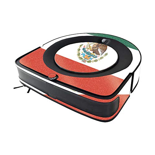 Image of MightySkins Glossy Glitter Skin Compatible with iRobot Roomba s9 Vacuum - Mexican Flag | High-Gloss Glitter Finish | Easy to Apply and Change Styles | Made in The USA