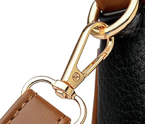 Bolso bandolera pequeño de cuero sintético para mujer miniatura 7