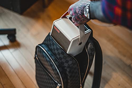 Positive Grid Spark MINI Gitarrenverstärker, für E-Gitarre Bass und Akustikgitarre tragbarer 10-W-Mini-Verstärker Perlweiß