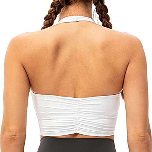 Soutien gorge sans bretelle grande taille bandeau minimisateur push up blanc