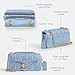 Coach Quilted Tabby Shoulder Bag 20 with Chain, B4/Bluebell