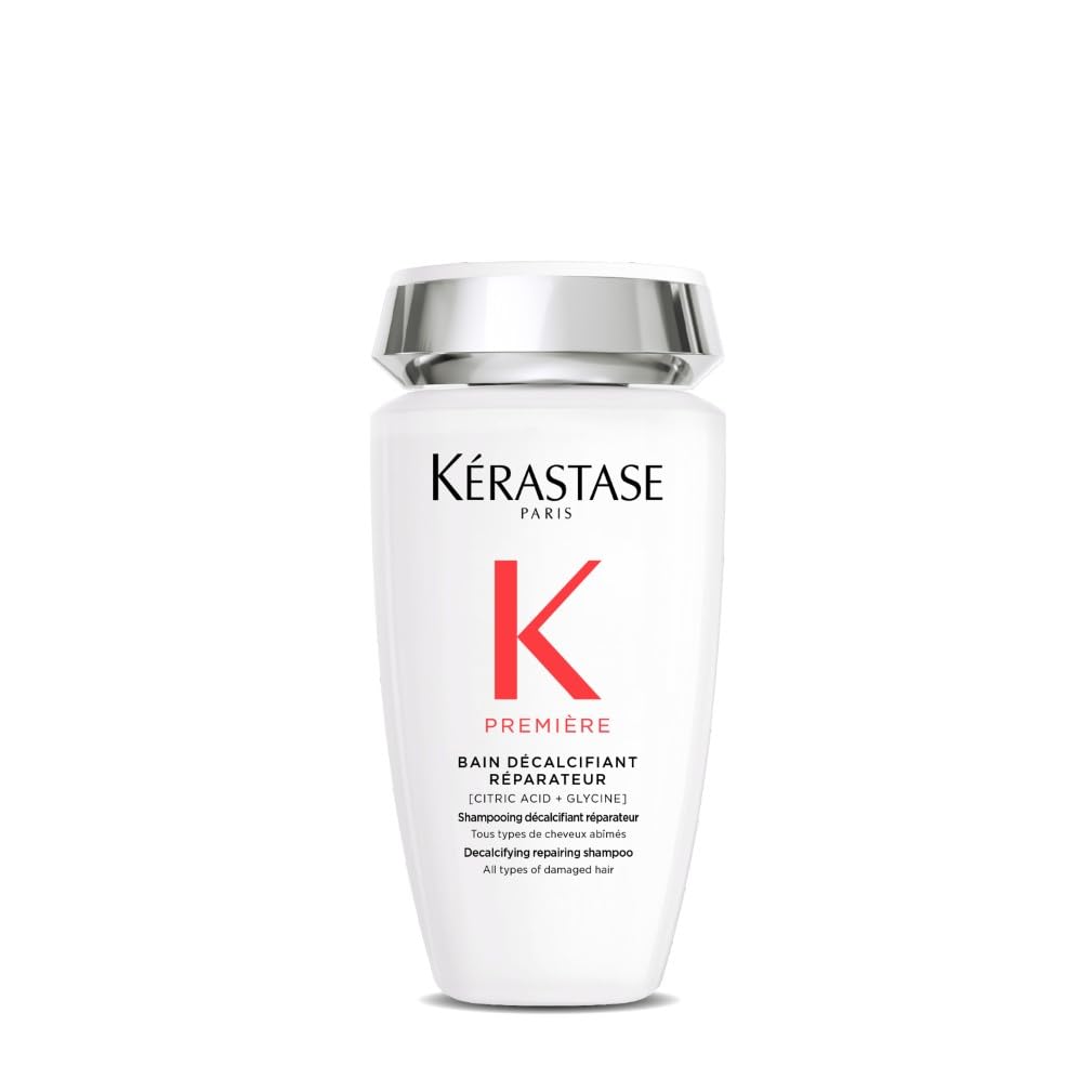 Kérastase Première, Reparierendes und kalziumreduzierendes Shampoo für geschädigtes Haar, Mit Zitronensäure und Glycin, Bain Décalcifiant Rénovateur Shampoo, 250 ml