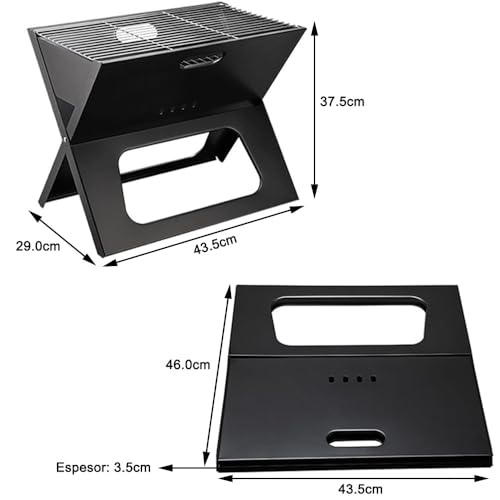 Asadores, Lawn & Patio asador carbon portatil Marca Jiula (2)