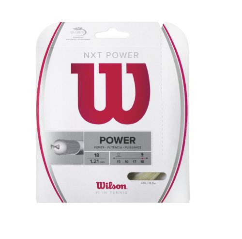 ウイルソン Wilson テニスガット 単張り NXT パワー 18 121 ナチュラル WRZ941800