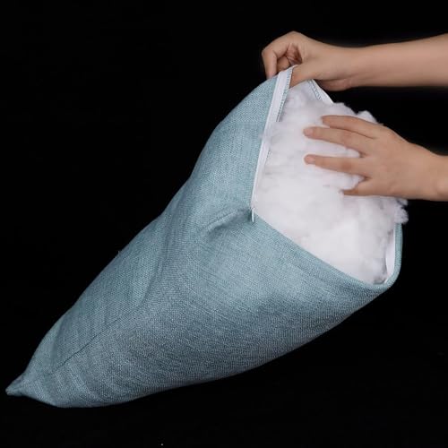 Image of Racron Polyester Fiber Filling, Ultra-Soft High-Loft, Hypoallergenic Odor-Free, Durable & Resilient, White, 2000 g
