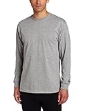 Russell Athletic Men's Basic Cotton Long Sleeve Tee, Oxford, X-Large