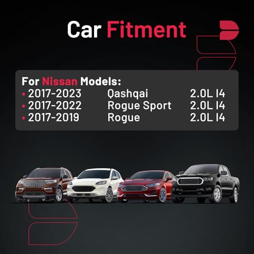 Image of BDFHYK 90565 Double Iridium Spark Plugs Compatible with Nissan 2017-2023 Qashqai 2017-2022 Rogue Sport 2017-2019 Rogue 2.0L L4 Replacement for DILKAR7D11H Set of 4