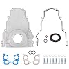 Engine Front Timing Cover w/Gasket & Seal kit Compatible with GM Gen III LS1 LS6 4.8L 5.3L 5.7L 6.0L for Chevy Silverado Sierra 1500 2500 3500 Corvette Tahoe Yukon 12561243 12633904