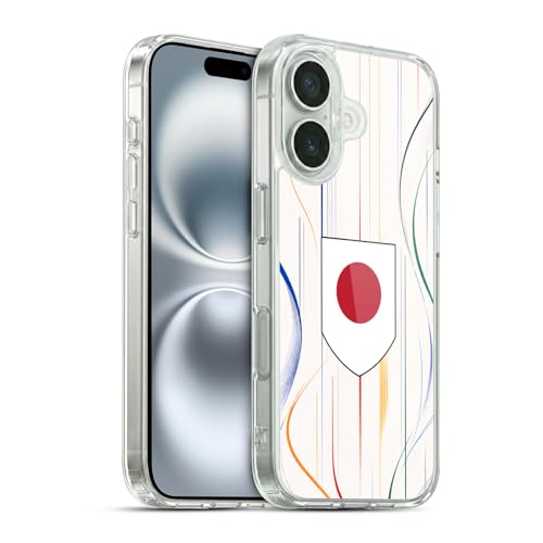 Coque Gel iPhone 16 Football Japonais Nisshoki MagSafe Antichoc