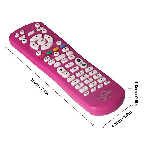 Controle remoto inteligente Zwbfu Smart TV, URC-7710, substituição universal de controle remoto Smar