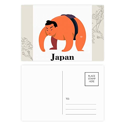 Fleur traditionnelle japonaise jeu de cartes postales de luxe