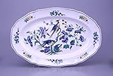 villeroy & boch phönix blau malva  Villeroy & Boch Fleischplatte mittelgroß Phoenix blau