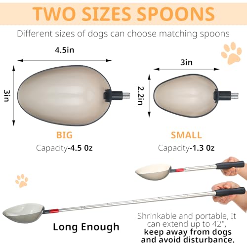 Image of Nuanchu 4 Pcs Dog Urine Collection Kit Includes Pet & Cat Telescopic Urine Sample Collection, Pee Test Strips, Reusable Spoons and Cups for Veterinary Supplies