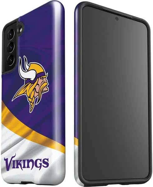 Skinit Pro Phone Case Compatible with Galaxy S21 5G - Officially Licensed NFL Minnesota Vikings Design