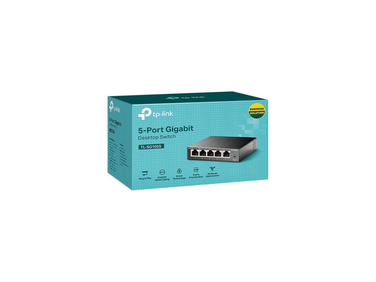 PC周辺機器 5-Port Gigabit Desktop Switch TL-SG105 | 5-Port 10/100/1000Mbps Desktop Switch | TP-Link