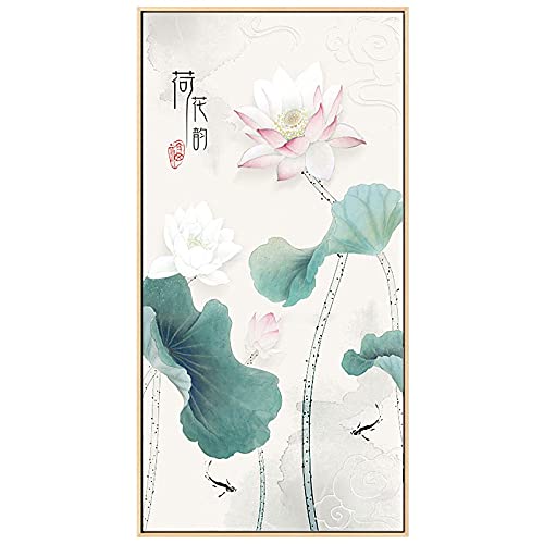 Peinture Strass Broderie Craft Lotus 80x220cm avec point de croix diamant par numéro