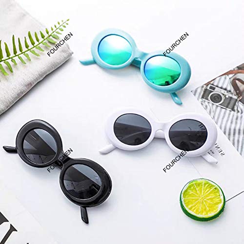Clout Goggles Sunglasses for kids Bold Retro Oval Round Lens2