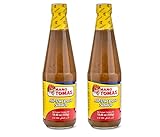 Mang Tomas All Purpose Sauce, Regular 19.40 oz (2 Big Bottles) Filipino all purpose sauce, great for lechon and all kinds of food. Product of the Philippines