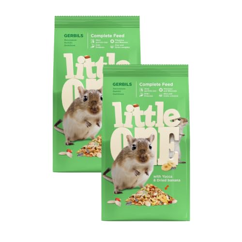 Gerbil-Futter | Trockenfutter für Rennmäuse | 2 x 400 g